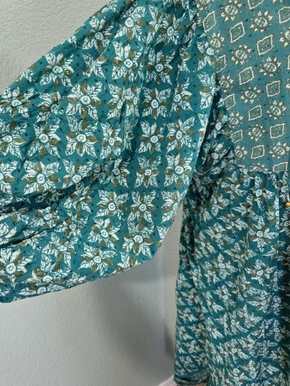 Free People Hazy Maisy Floral Maxi Dress in Green - Picture 2 of 6